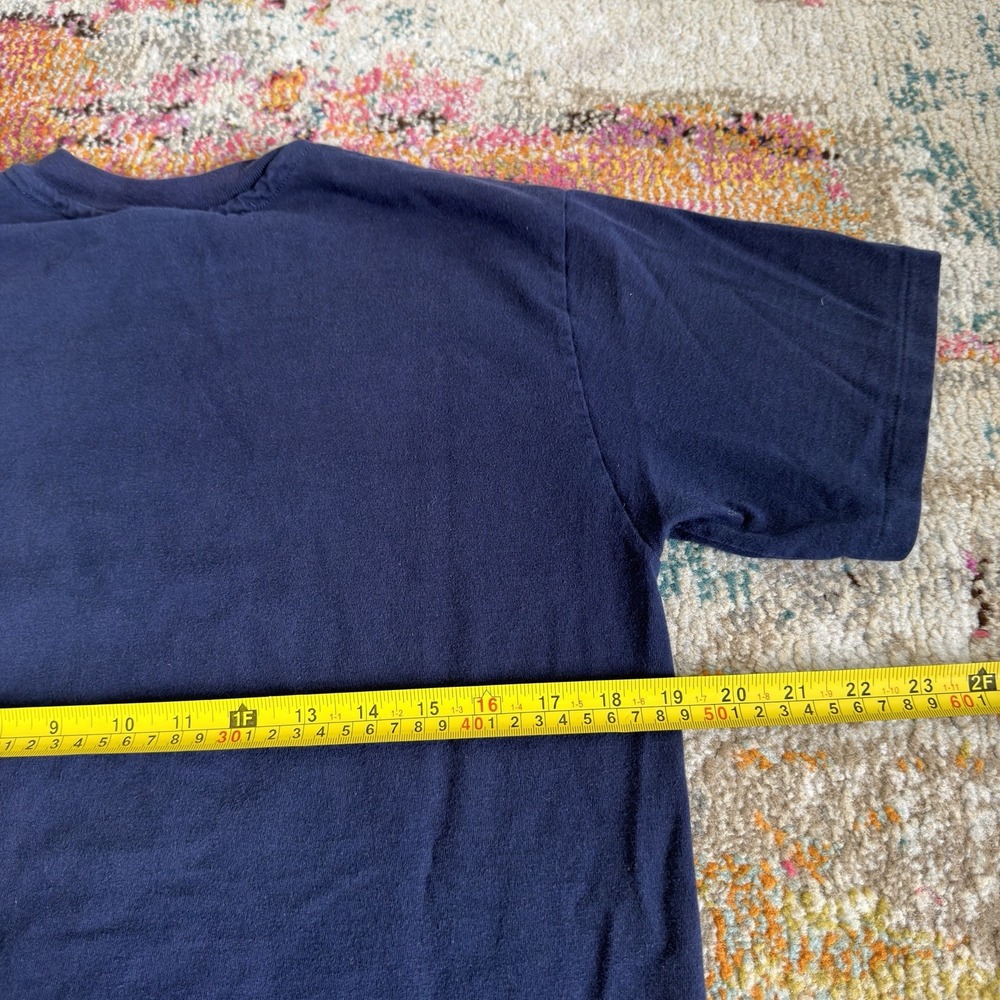 Vintage Notre Dame Fighting Irish T-Shirt Medium - Navy Blue College Tee - Picture 6 of 7